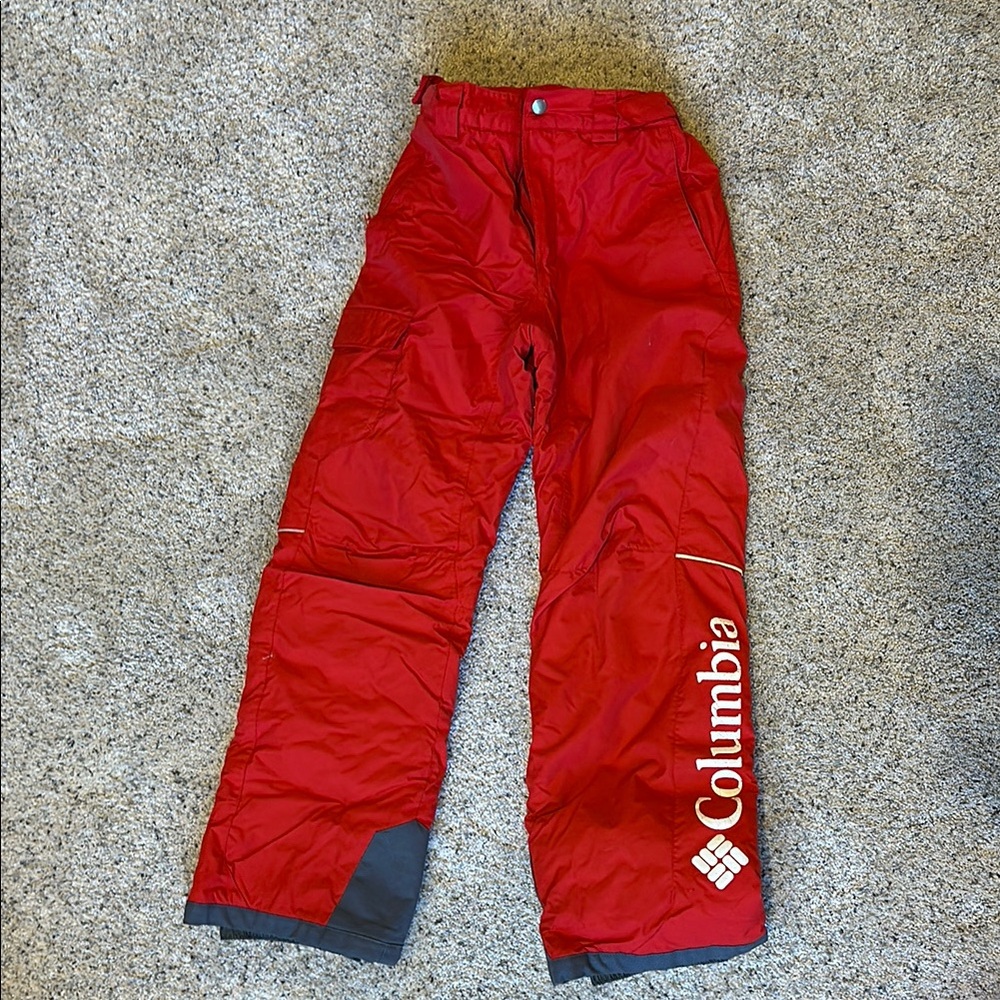 Columbia Kids Red Snow Pants